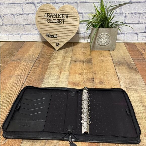 Franklin Covey PLANNER  BINDER BLACK  18688 7 rings - Picture 12 of 12